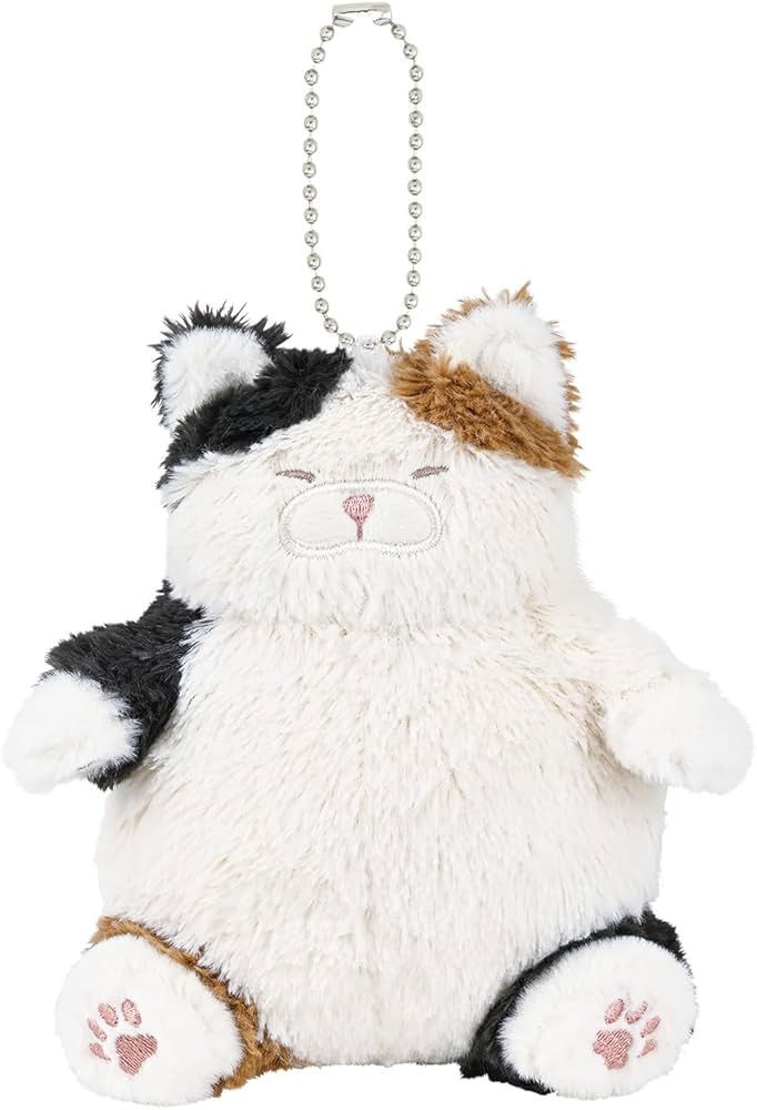 Amazon.co.jp: りぶはあと チェーンマスコット ねこ肯定感 みけねこの
