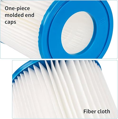 Miniatura 5 de Cartucho de filtro de piscina para bomba de filtro tipo II 58094 para piscinas sobre el suelo, filtro de jacuzzis compatible con bomba de filtro de