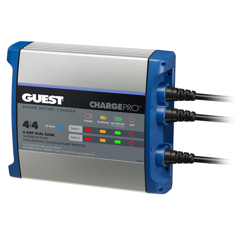 Guest 2707A Guest On-Board Battery Charger 8A / 12V, 2 Bank, 120V Input