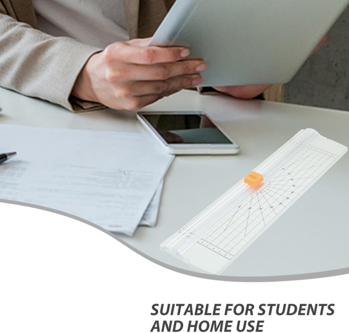 2pcs Portable A4 Paper Cutter Mini Trimmer for Students
