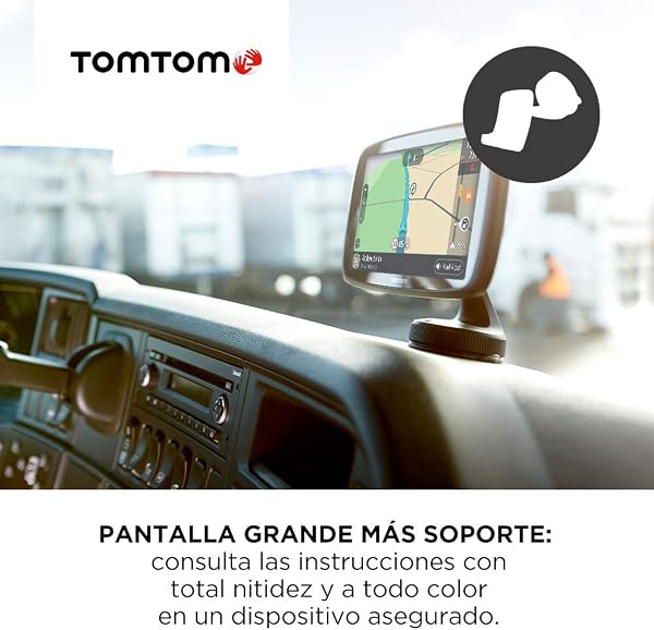 TomTom GO Professional 620, Navegación Profesional para Vehículos Grandes, TomTom Traffic a Través de Smartphone, 6 pulgadas, Negro/Gris - 5