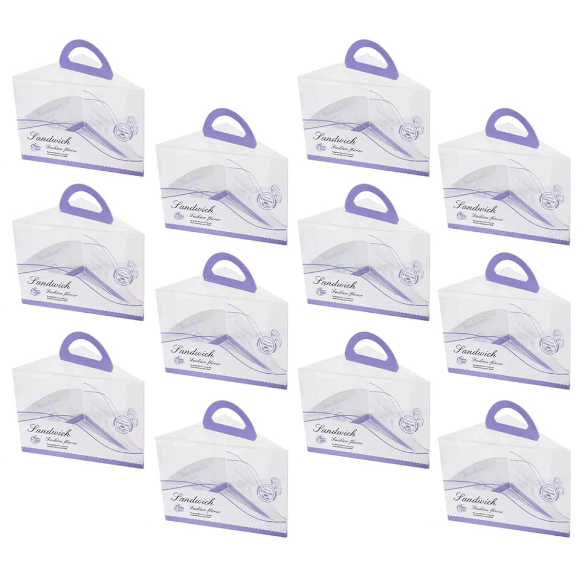 Alipis Pcs Cake Box View Round Cake Carrier Red Green Plastic Carrier Lid Reusable Easy to Clean Packing Box