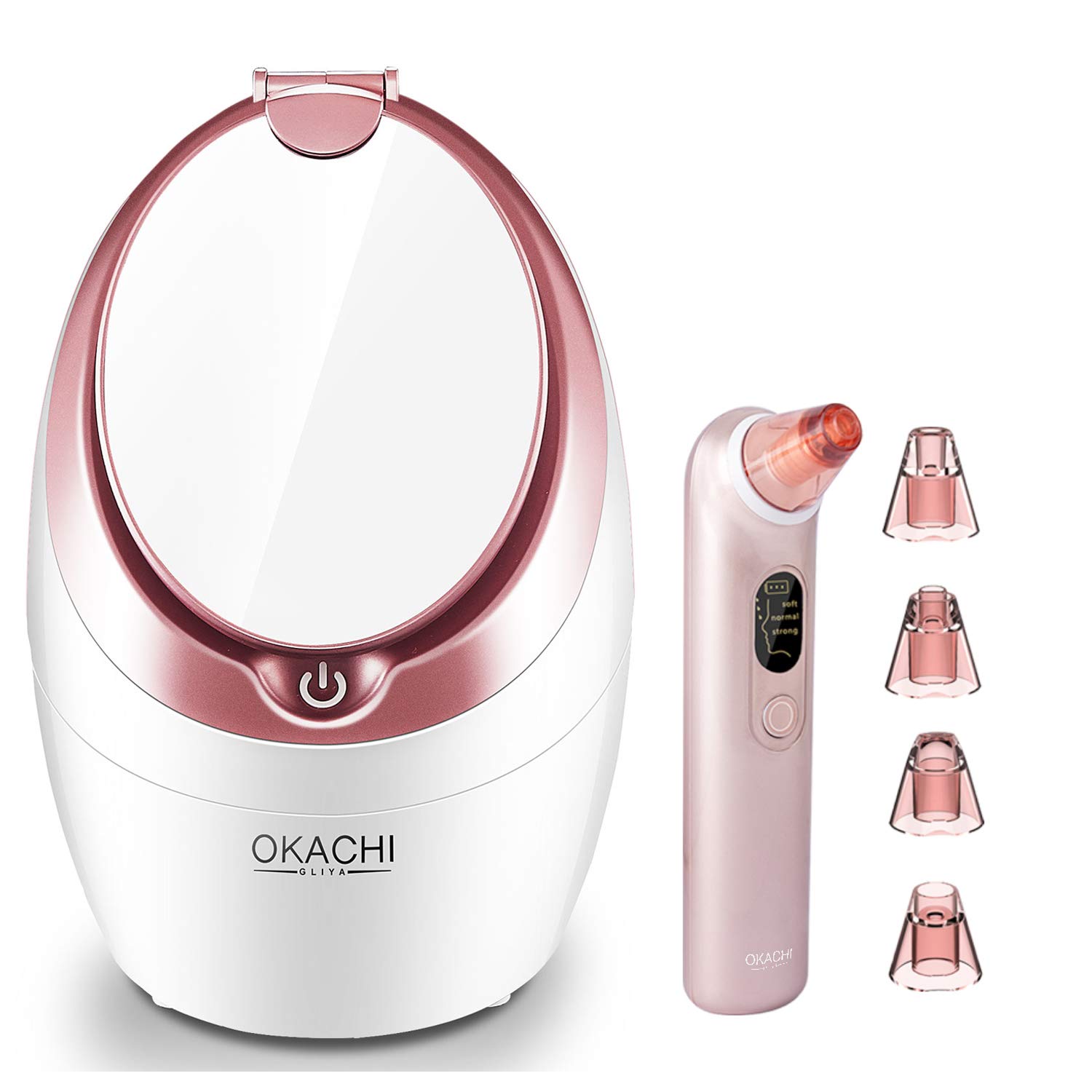 Buy Facial Steamer for Open Pore & Blackhead Removal Vacuum to Remove