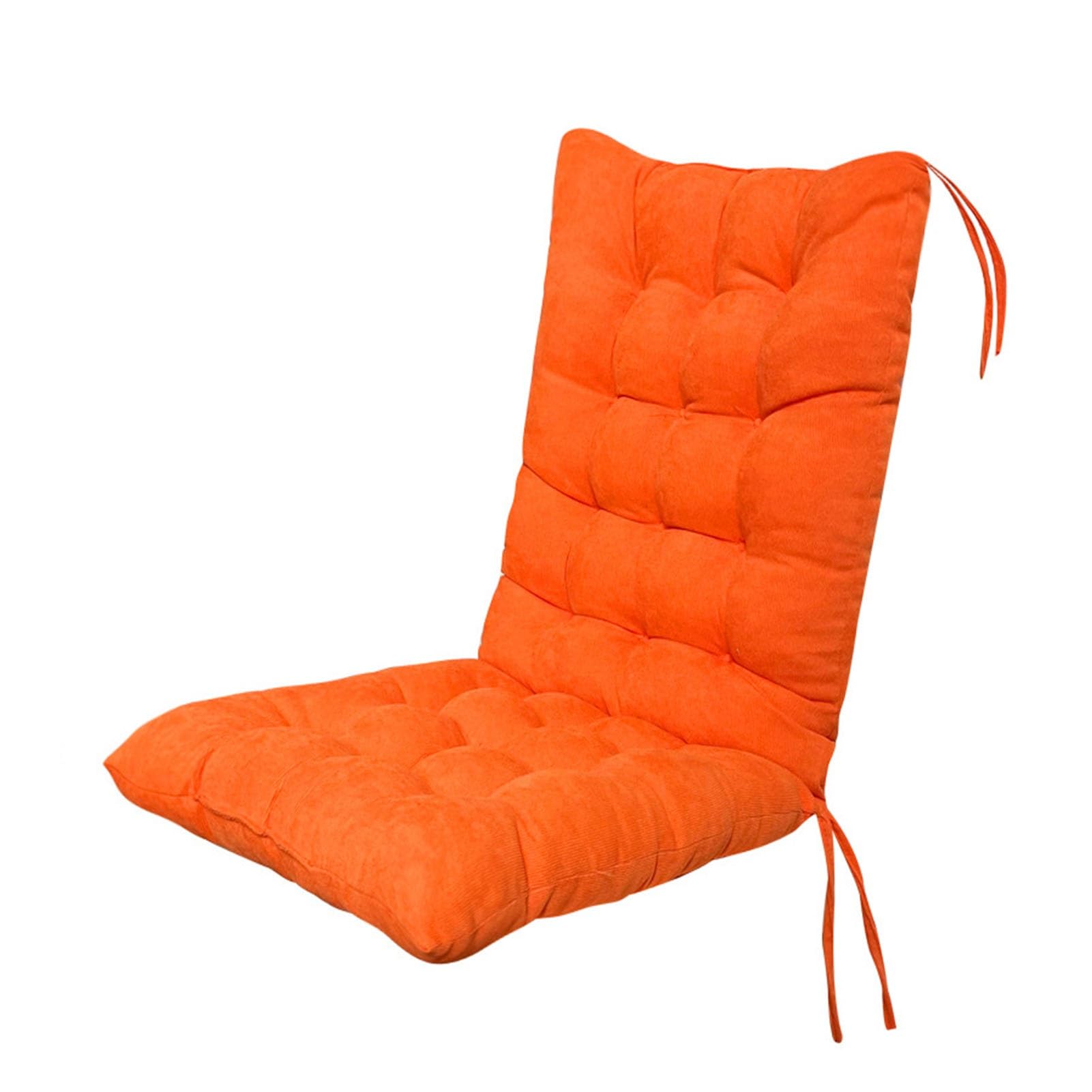 Cojines para sillas Cojines Sillas Jardin 45x100cm Cojin con Respaldo para sillones Suave Cojines de Silla de salón Cojín con Respaldo para Sillas de terraza (Colorear:Orange)