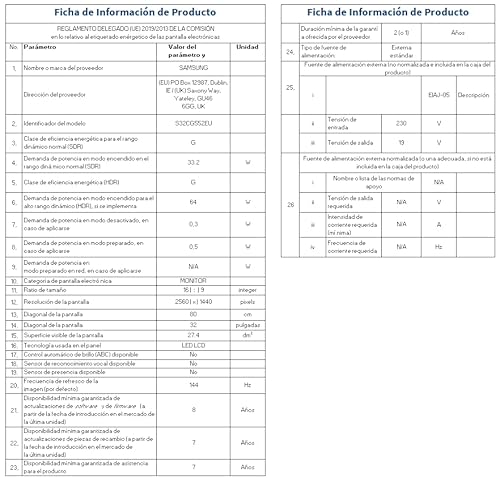 SAMSUNG Odyssey S32CG552EU écran plat de PC 81,3 cm (32") 2560 x 1440 pixels Quad HD LED Noir - Monitor - Immagine 7