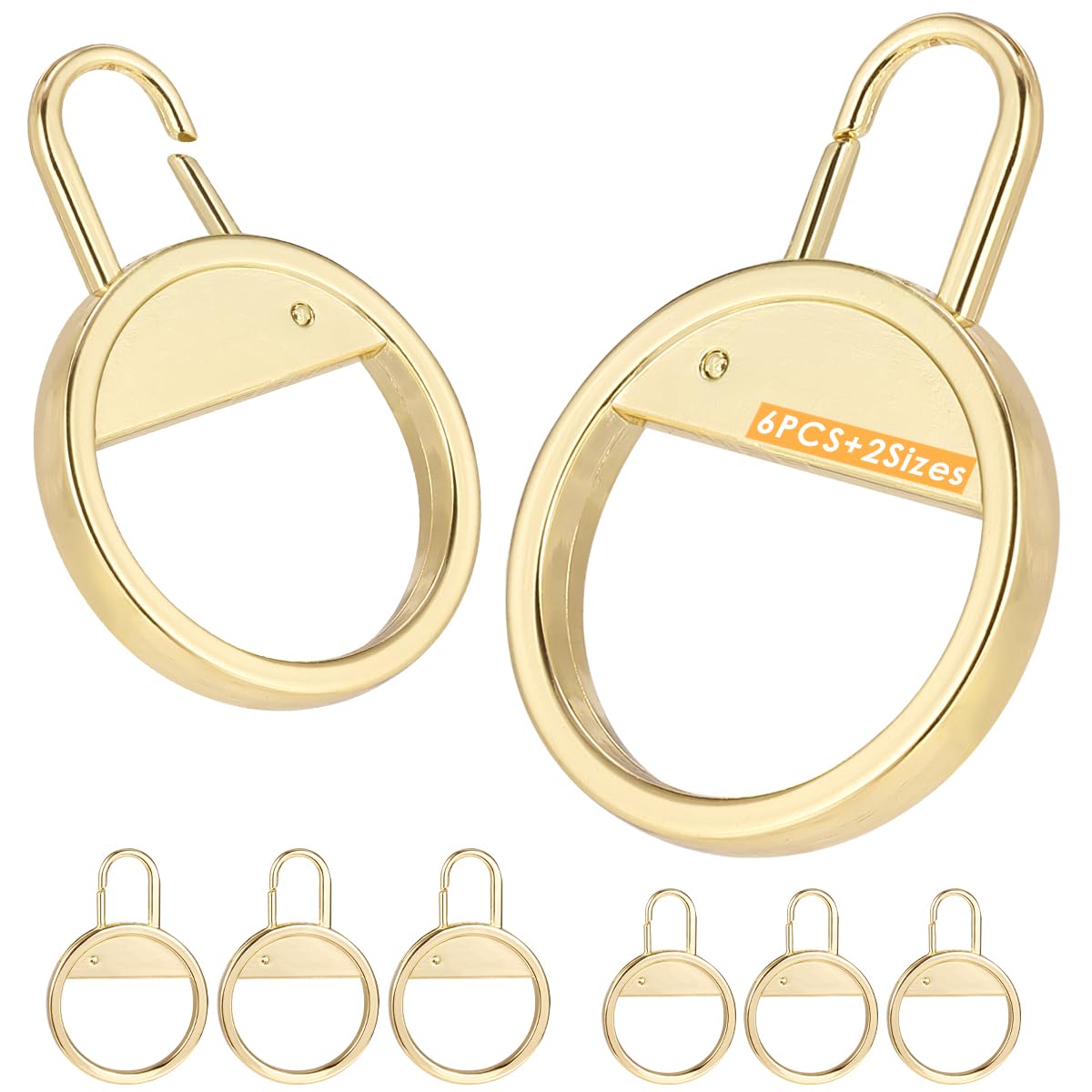 Amazon.co.jp: ファスナー 引き手 丸金, 交換用 金属製 簡単に取り付