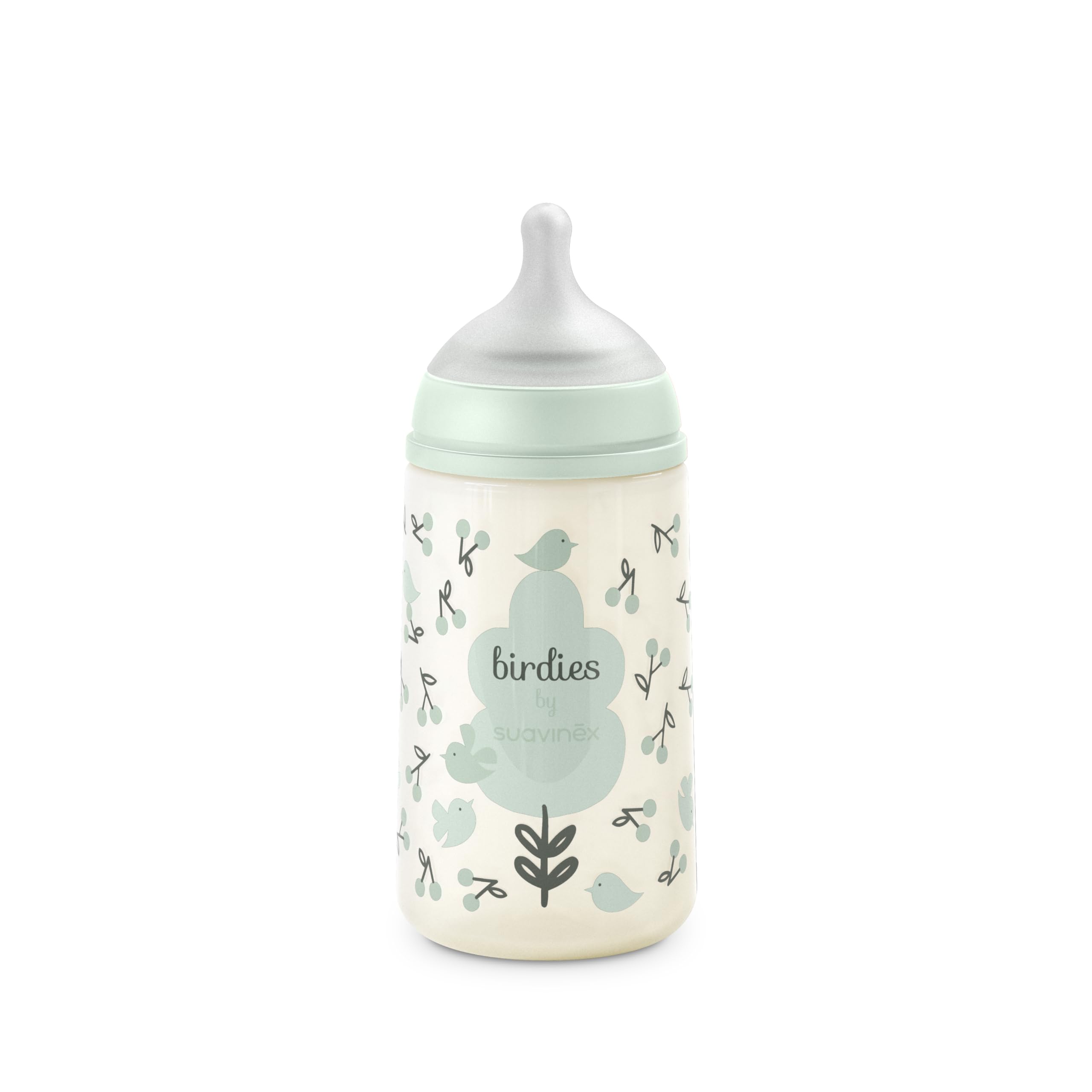 Suavinex, Biberón Anticólico de 360 ml con Tetina Fisiológica SX Pro de Silicona, de Flujo Denso (L), para Líquidos Densos, Apto Papillas Líquidas. Bebés +6 Meses. Birdies, Verde — view 32