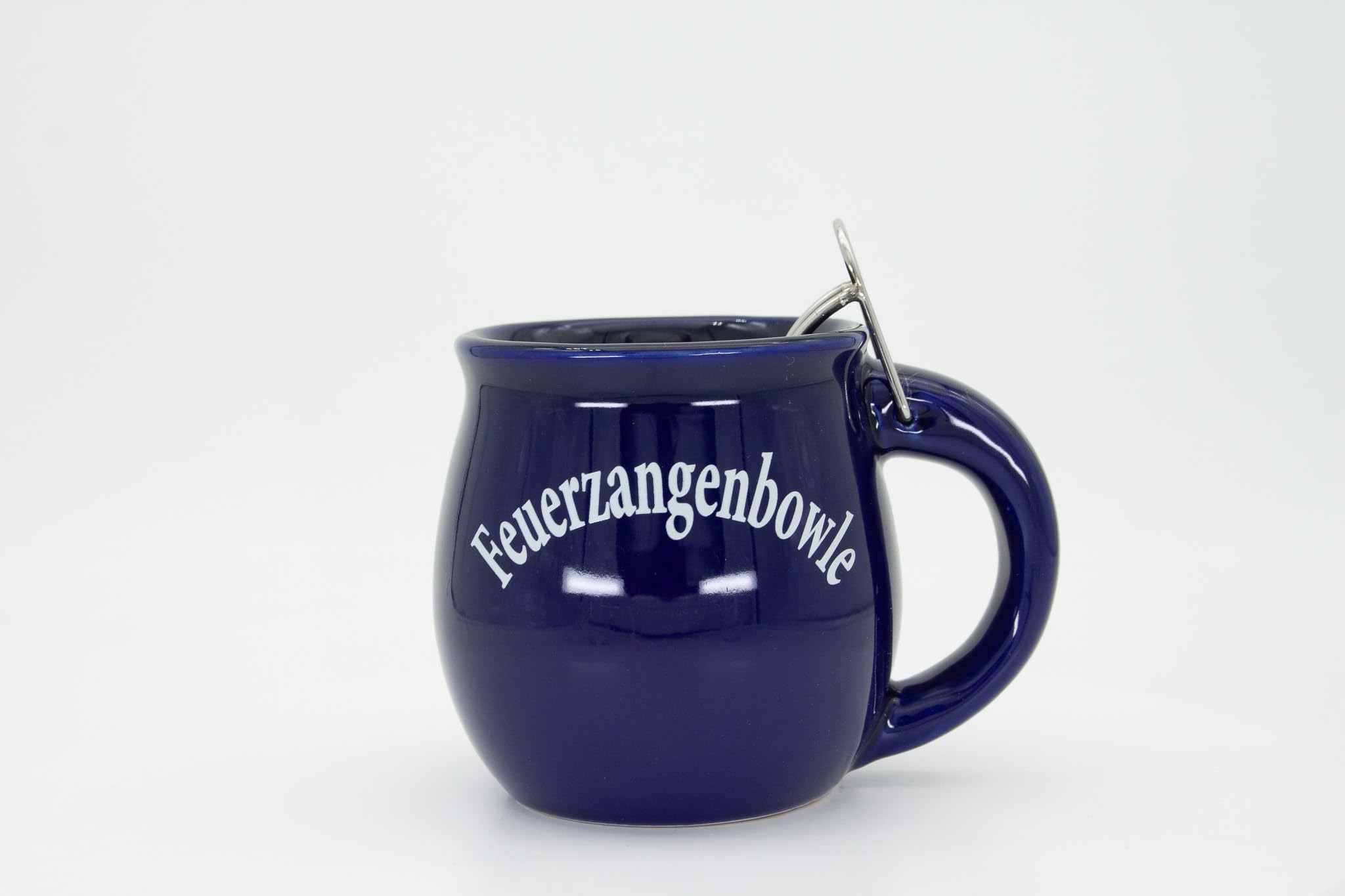 6 tazas con pinzas Fuego (Azul)