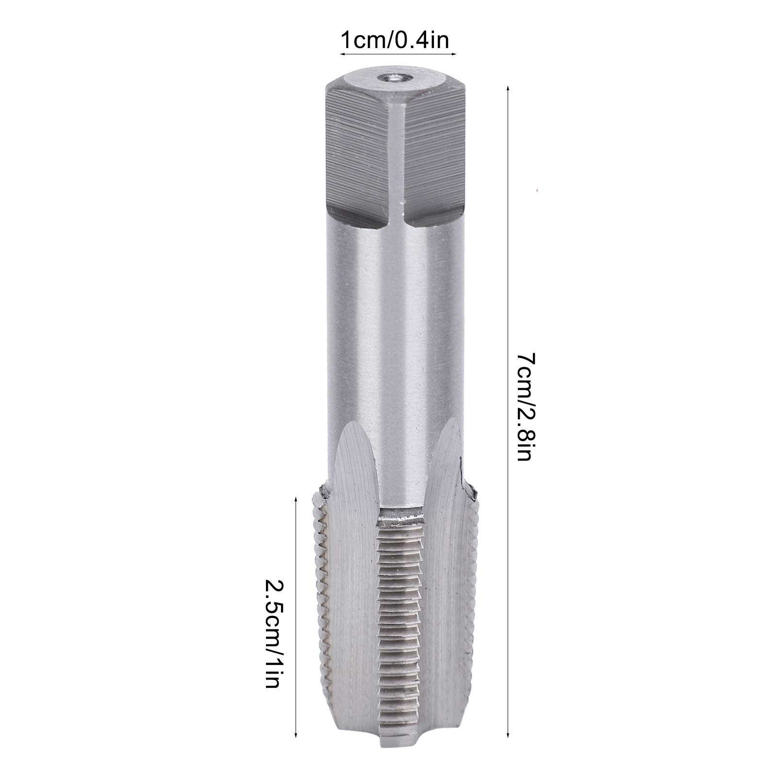 HSS ZG 3/8‑19 Filettatura Rubinetto per Tubi Maschiatura Manuale Strumenti Riparazione Idraulica Lavorazione Metalli Forniture Industriali Utensili Professionali