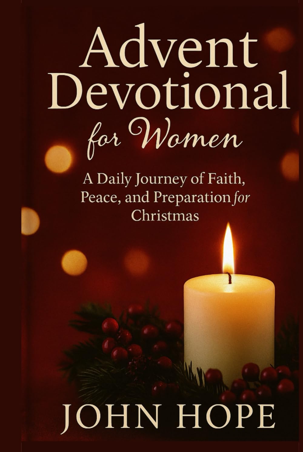 Advent Devotional for Women: A Daily Journey of Faith, Peace, and Preparation for Christmas