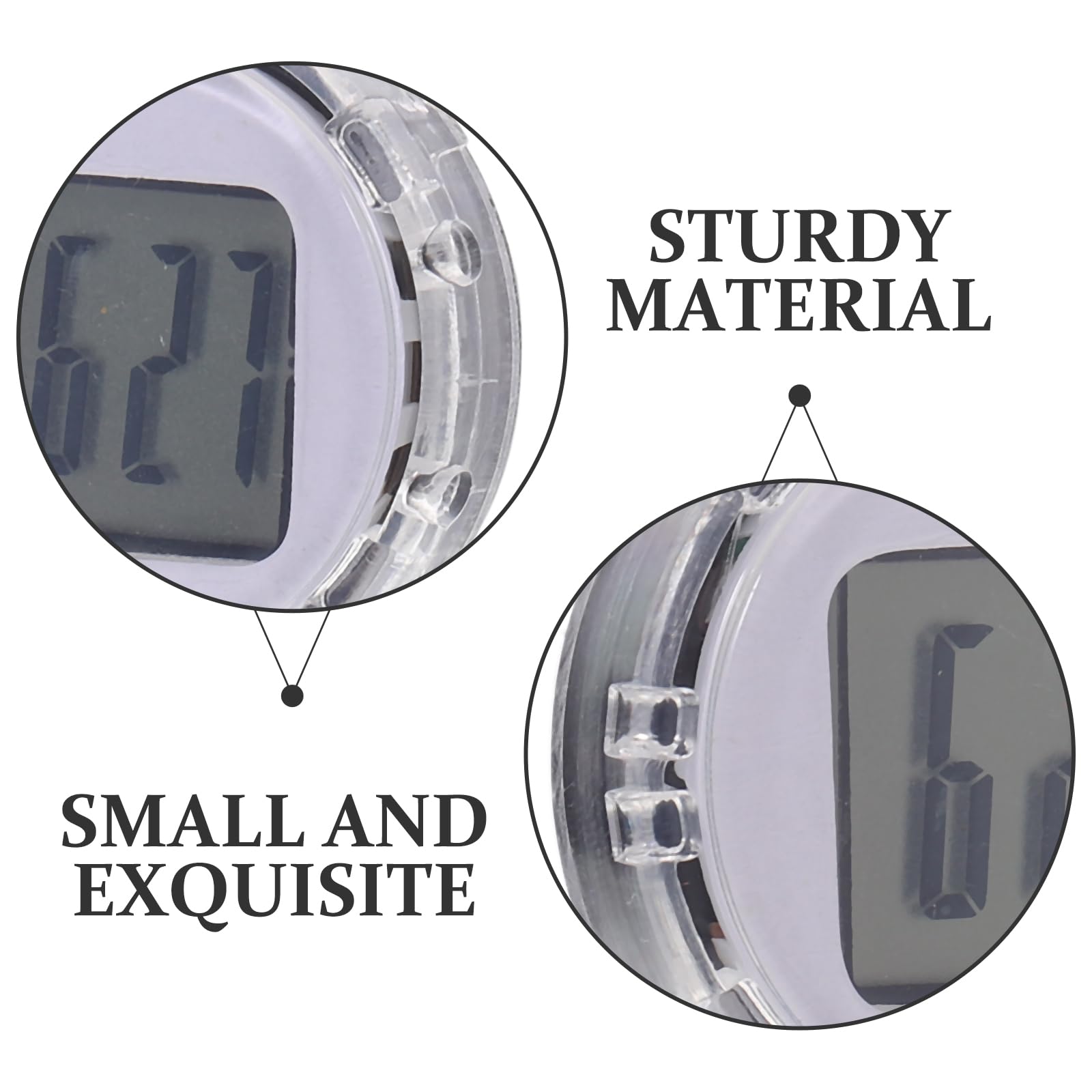 Waterproof Clock Small Digital Watch For Bike Small Round Digital