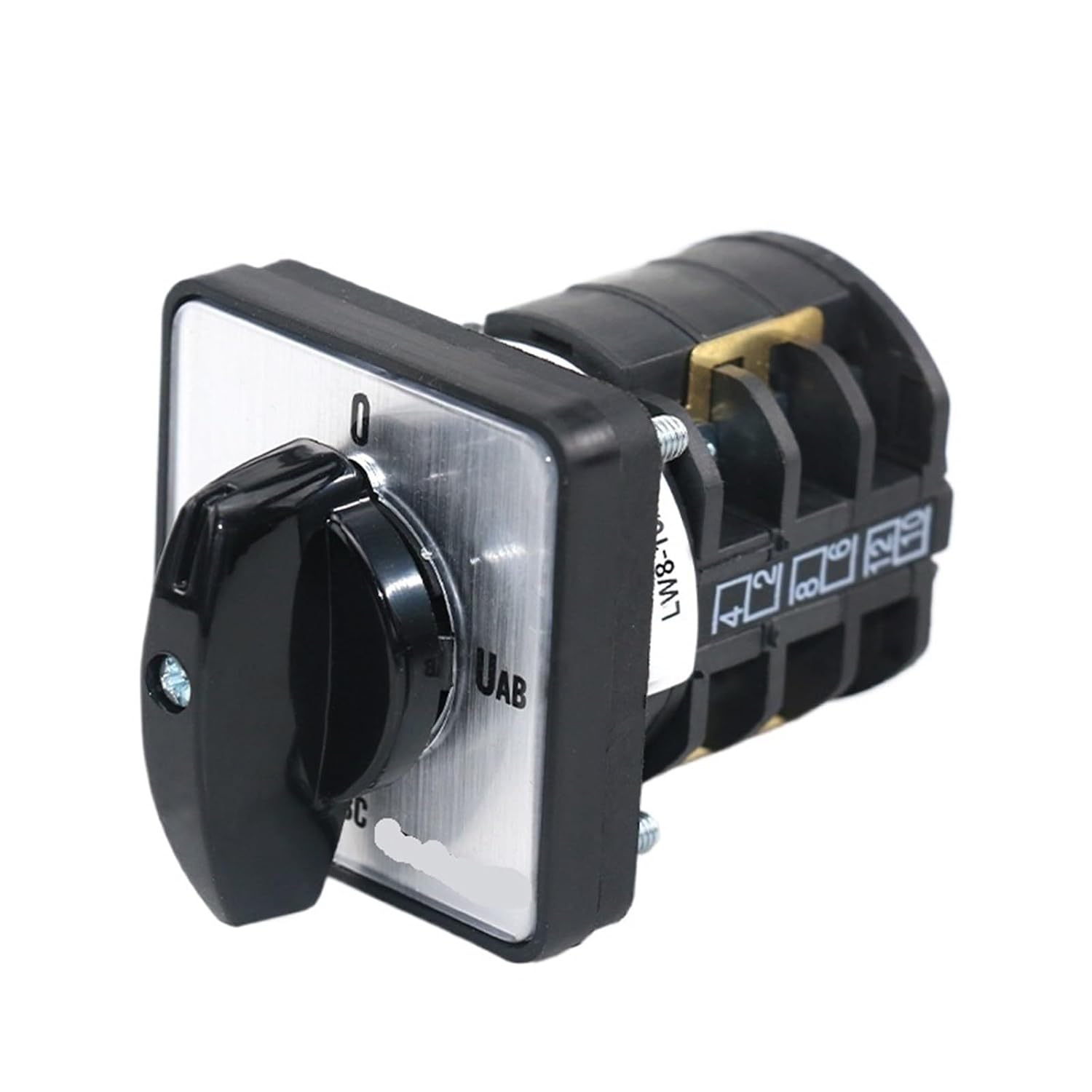 1pcs LW8D-10/YH3.3 10A 660V 4 Position 12 Screws Three-Phase Measurement Voltmeter Conversion Selector Changeover Cam Switch