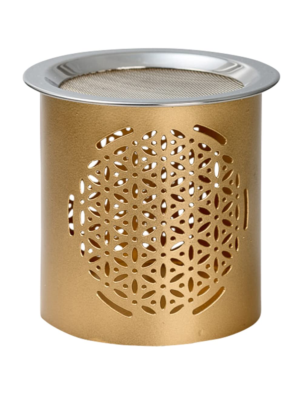 MaMeMi Incense Burner Iron Gold Height 8 cm