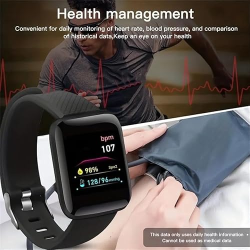 Relógio Inteligente Bluetooth Smartwatch Full Touch Screen Smart Watch para homens e mulheres, relóg