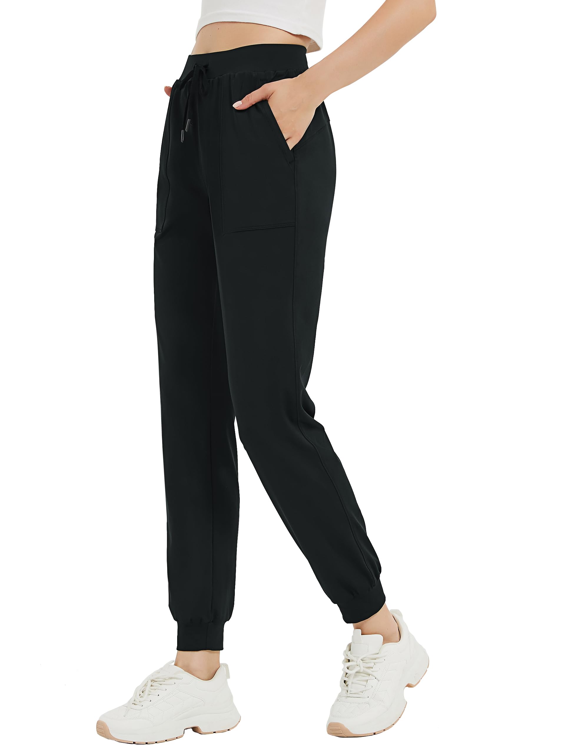 Tallemon Women's 31"/33"/35"/37" Tall Inseam Joggers Running Sweatpants Pockets Tapered Athletic Workout Lounge Pants