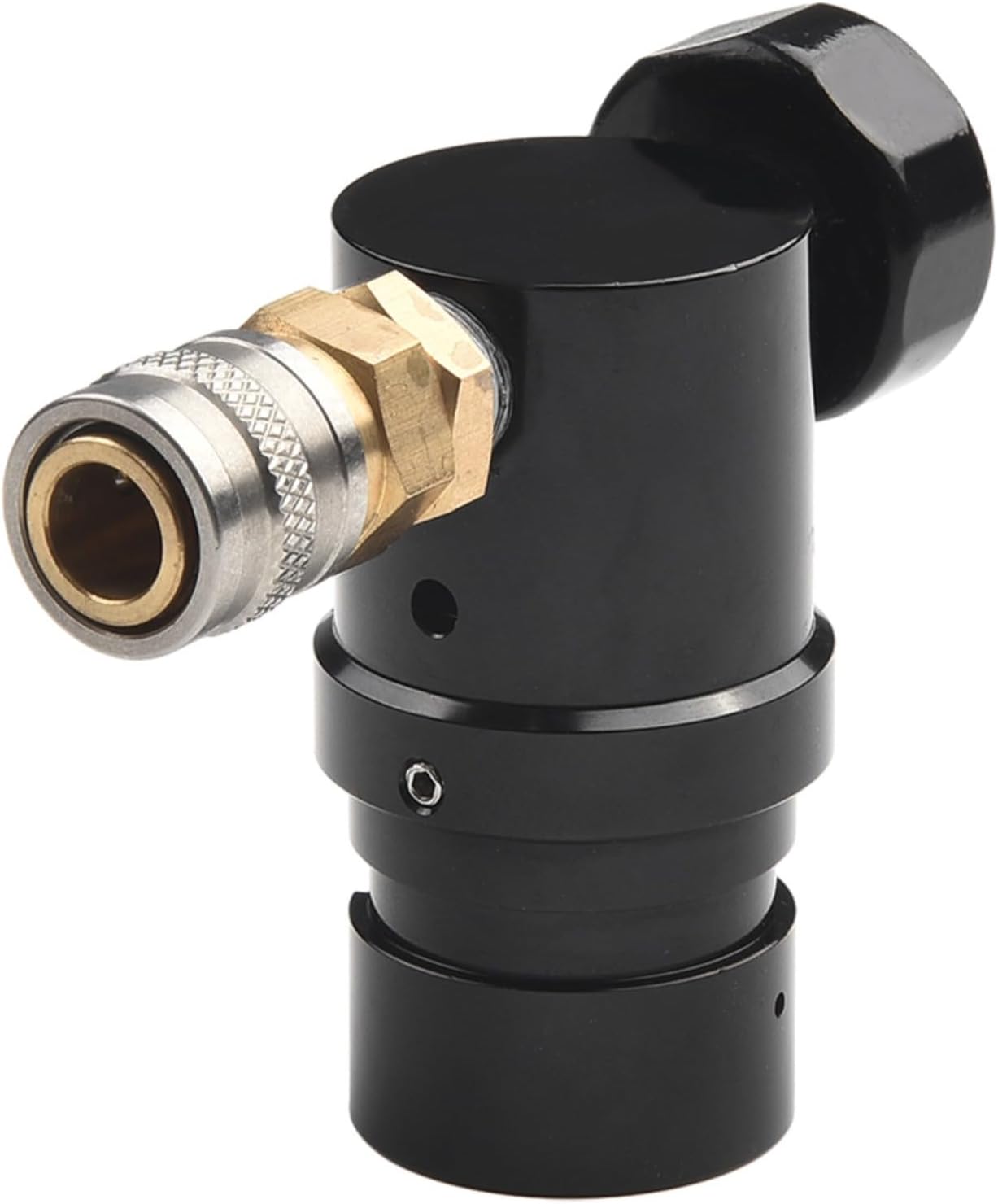 Super Fast Refresh Pressure Regulator, MR GEN2 Regulator With Foster Coupler & Remote Hose,Output 20Psi To 200Psi High Pressure(2# Regulator with black hose)