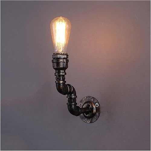 Vintage Wall Light,Fixtures Industrial Retro Wall Sconce Light,Loft Retro Water Pipe Wall Lights for Bedroom Kitchen Restaurant Loft Cafe Bar Hallway