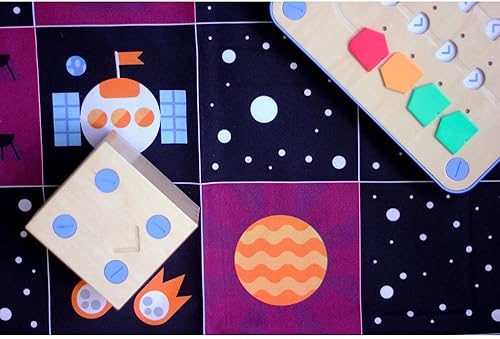 Miniatura 3 de Primo Cubetto - Mapa educativo de aventura en el espacio profundo para robot de codificación educativo