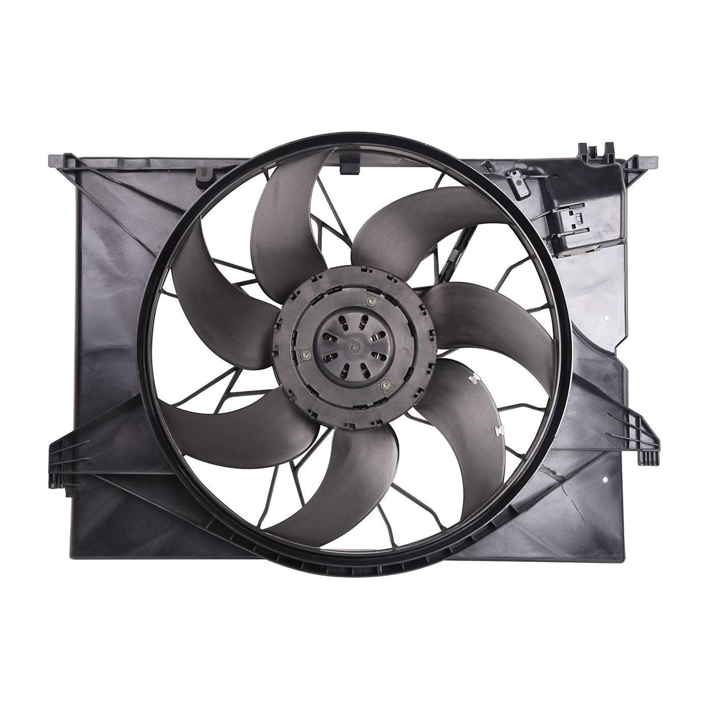 Lmrysalque Radiator Cooling Fan Front Side W204 W212 for C300 2008-2014,for E350 2010-2016,for SLC43 2017,for C63 2008-2013,for SLC43 2017 600 Watt-Power A2049066802 621373