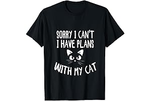 Sorry I Can't, I Have Plans With My Cat - Valentine's Day Shirt