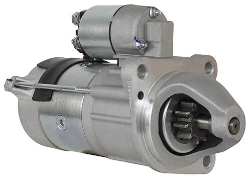 RAREELECTRICAL Nuevo motor de arranque de 12 V 10T compatible con retroexcavadora JCB 214E 4X4 con motor Perkins 2164 234986A1 3648190M92 11.130.875