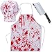 Tigerdoe Bloody Costumes - Scary Costumes - Butcher Costume - (3 Pc Costume Set) (Butcher Costume)
