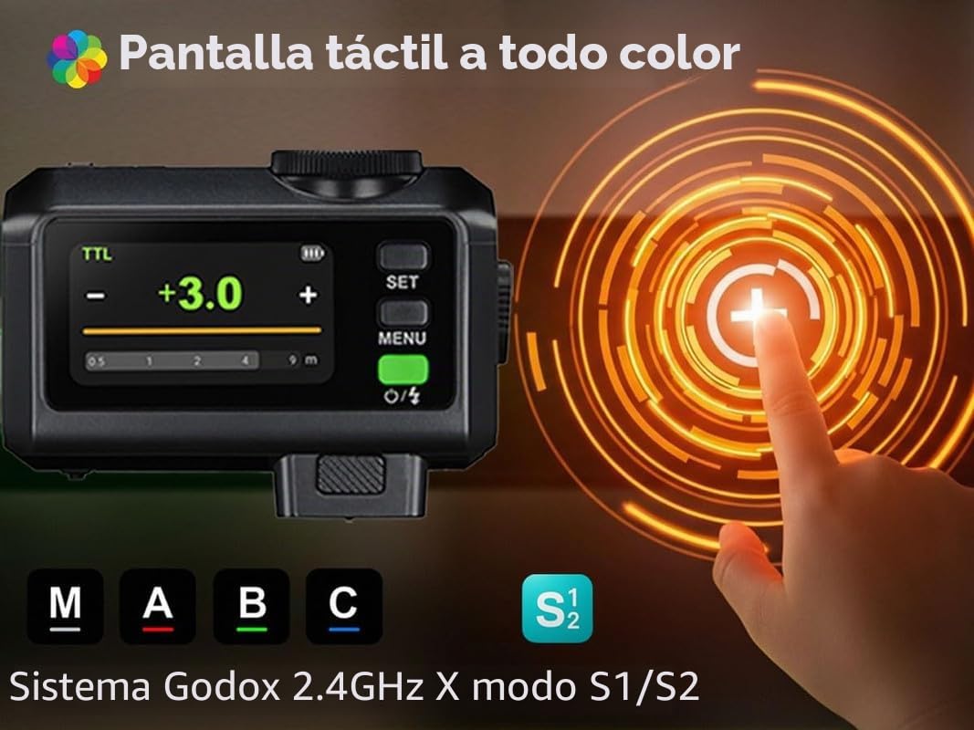 Flash Godox IT30Pro S para Sony con Difusor, IT30 Pro S TTL HSS 1/8000s Speedlite, Compatible con Cámaras Sony Alpha A9 III A7III A7IV A7RV A7C A7CII A7 A7SIII A6700 A6600 A6400 A6100 ZV-E10 II ZV1