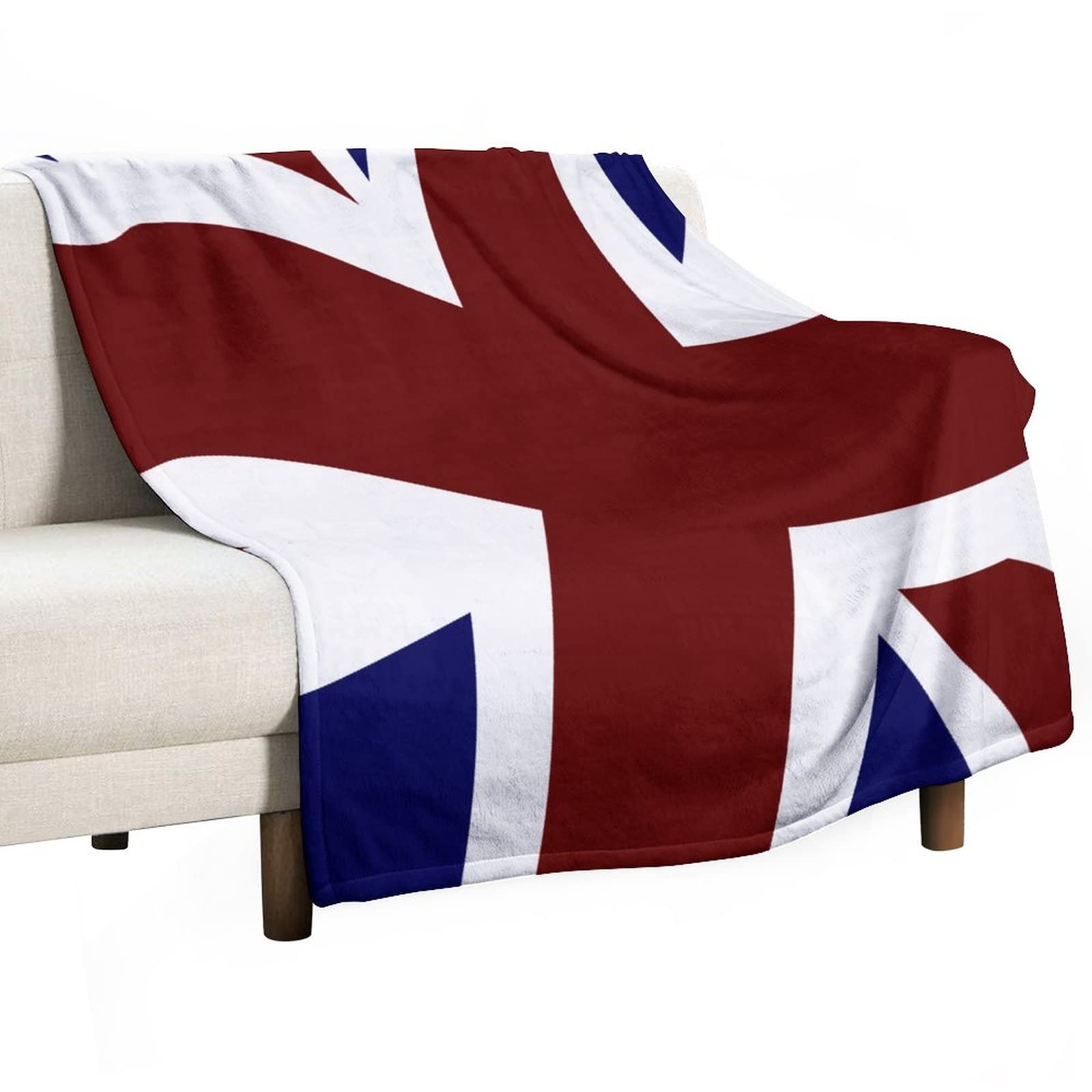 Couverture Polaire en Flanelle Premium Design Anglais Finition Haute Densité