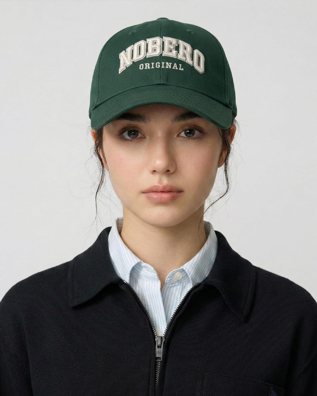 Nobero Herrenmützen, Baseballmütze aus hochwertiger Baumwolle, Sportmütze für Herren mit verstellbarem Riemen, stilvolle lässige Mütze für den Alltag, atmungsaktive Mütze