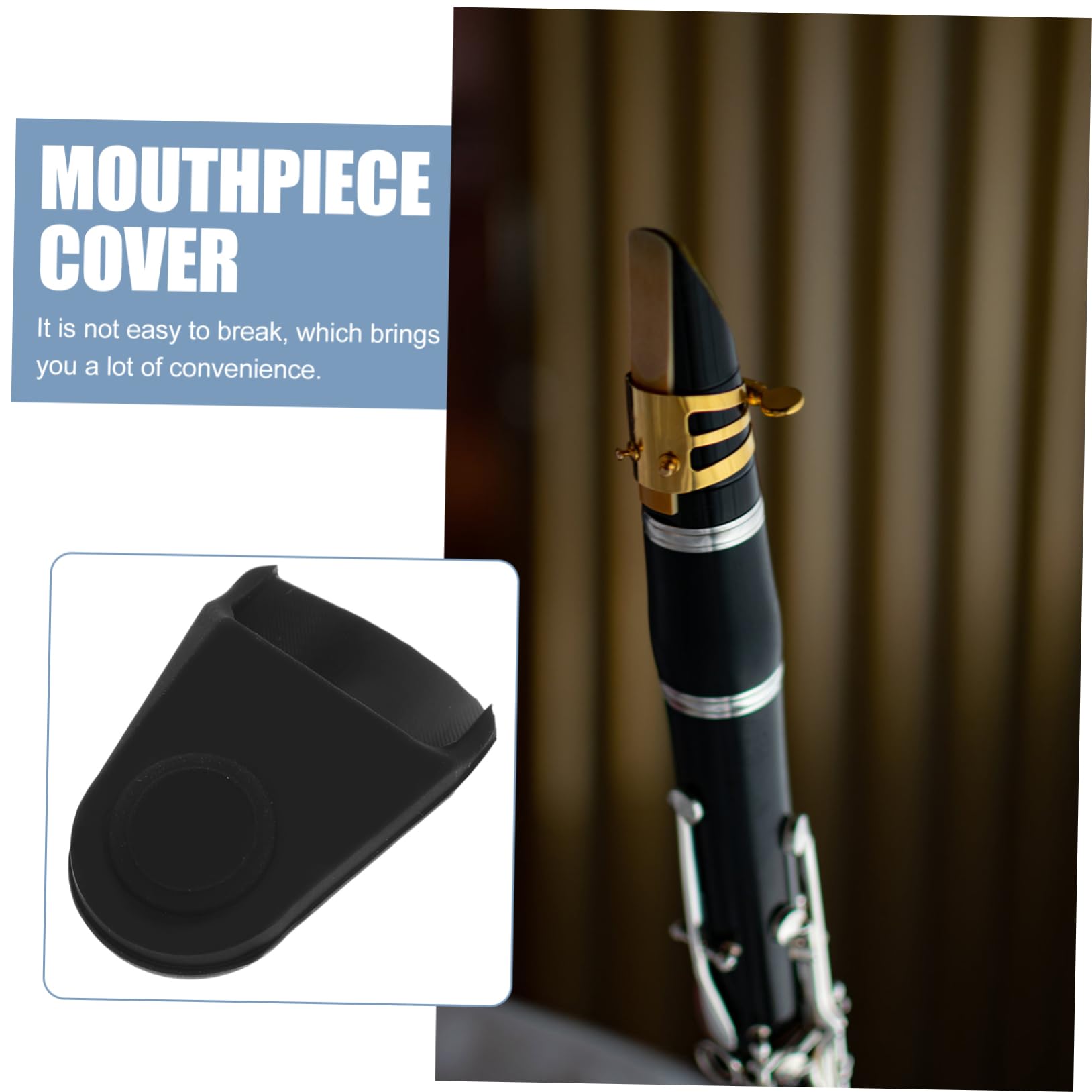 Toddmomy Saxophone Cover for Boys and Girls Clarinet Protective Case Rubber Protector Easy to Carry