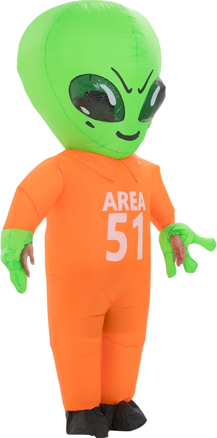 Blow Up Party Costumes,Inflatable Costume Adult,Inflatable Alien Costume,Halloween Costumes for Men/Women,X-Large Size - Image 7