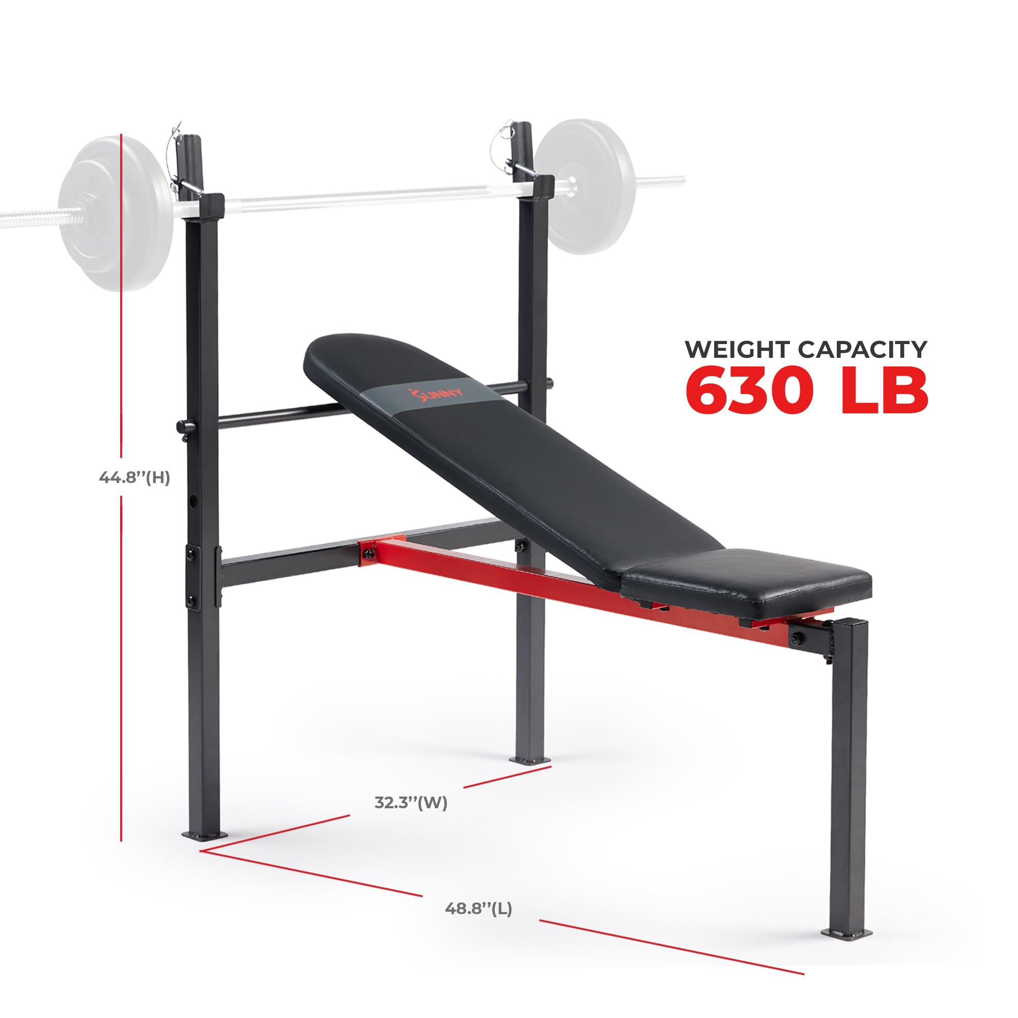 Weight Bench & Squat Rack for Strength Training