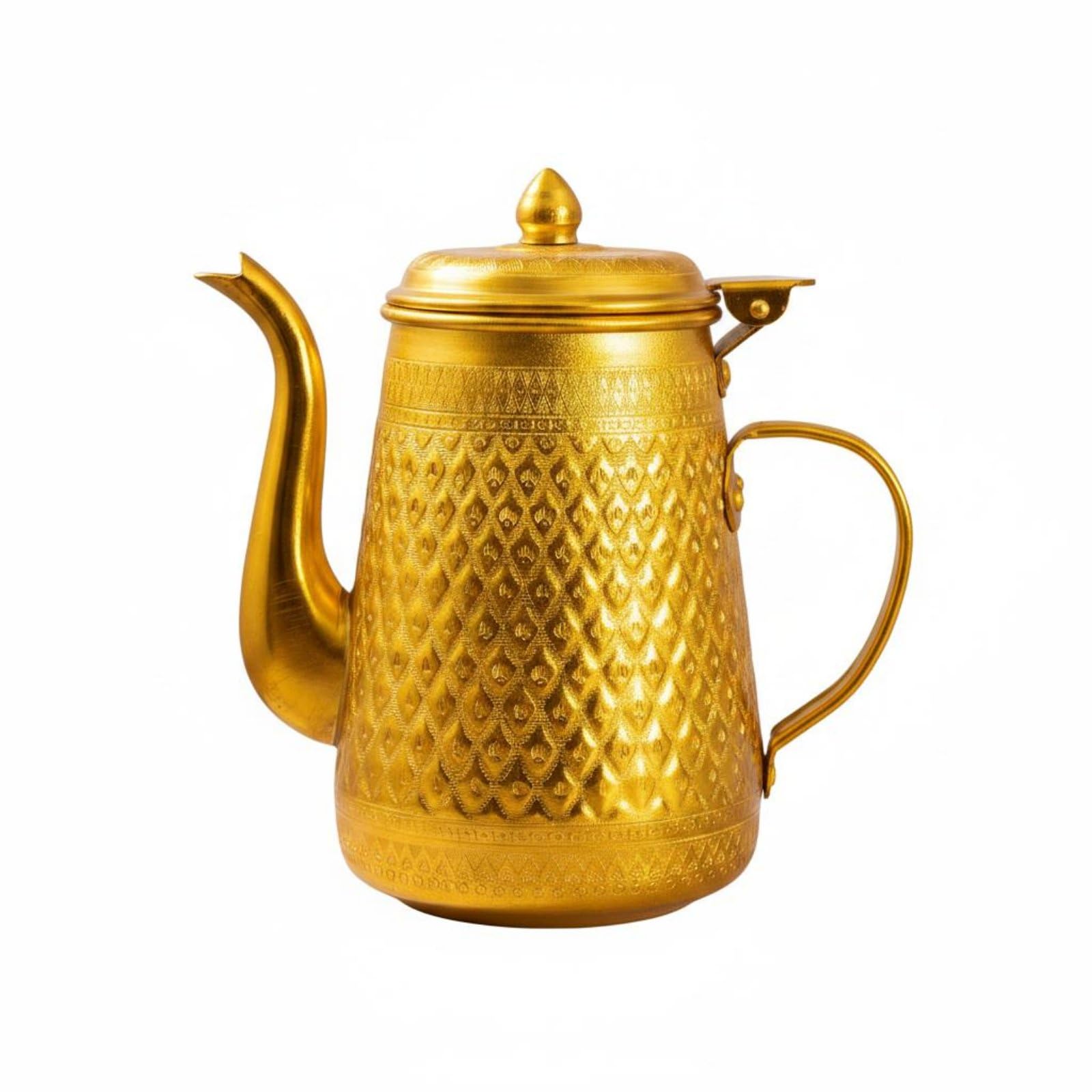 Jarra para Bebidas Jarra Tetera Recipiente Jarrón de Servir de Aleación de Estaño con Acabado y Preciso para Agua Fría O Cerveza Apto para y Uso Doméstico, Oro