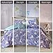 Urban Habitat Kids Duvet Set Vibrant Fun and Playful Print All Season Comforter Cover Matching Shams, Decorative Pillow, Children Bedding, Bedroom Décor, Twin/Twin XL, Unicorn Purple 4 Piece