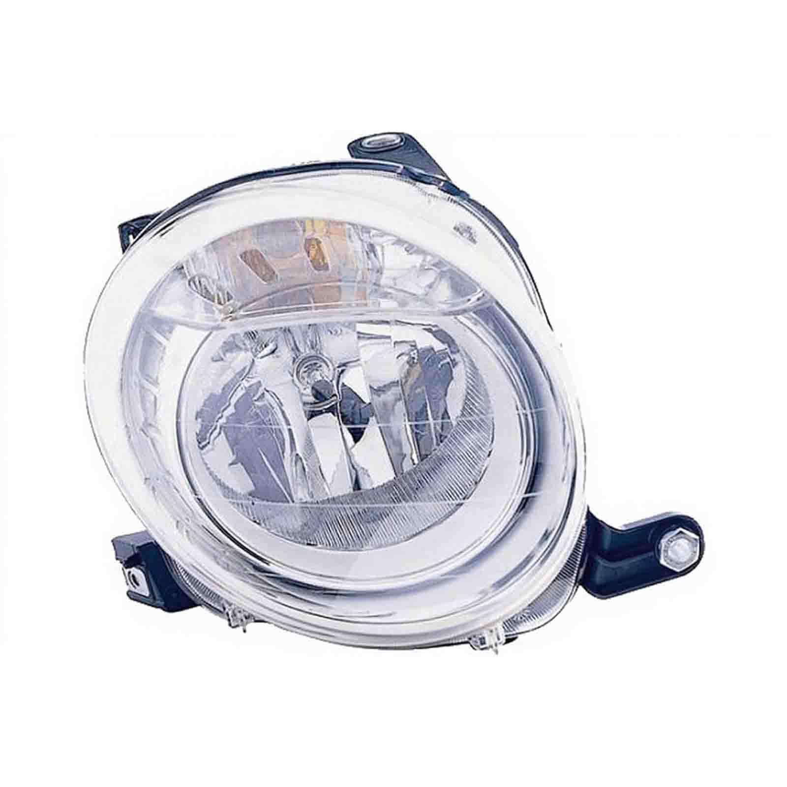 Generico Coppia Proiettori Destro e Sinistro H7 Con Motore Per 500S dal 2012 al 2015 Codici Originali 51787491-51787492 Kit Destro + Sinistro