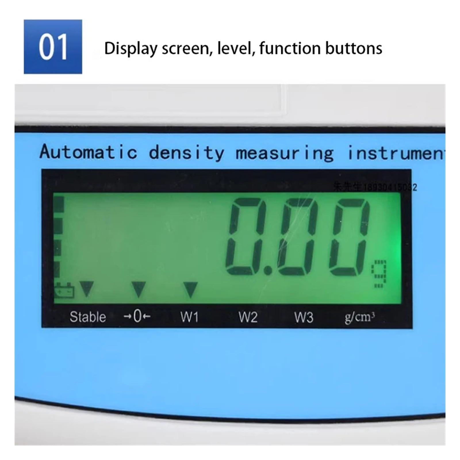 0,01g automatyczny miernik gęstości materiału sypkiego guma plastikowa ceramika | Densytometr z gąbki PCV(MH600A)