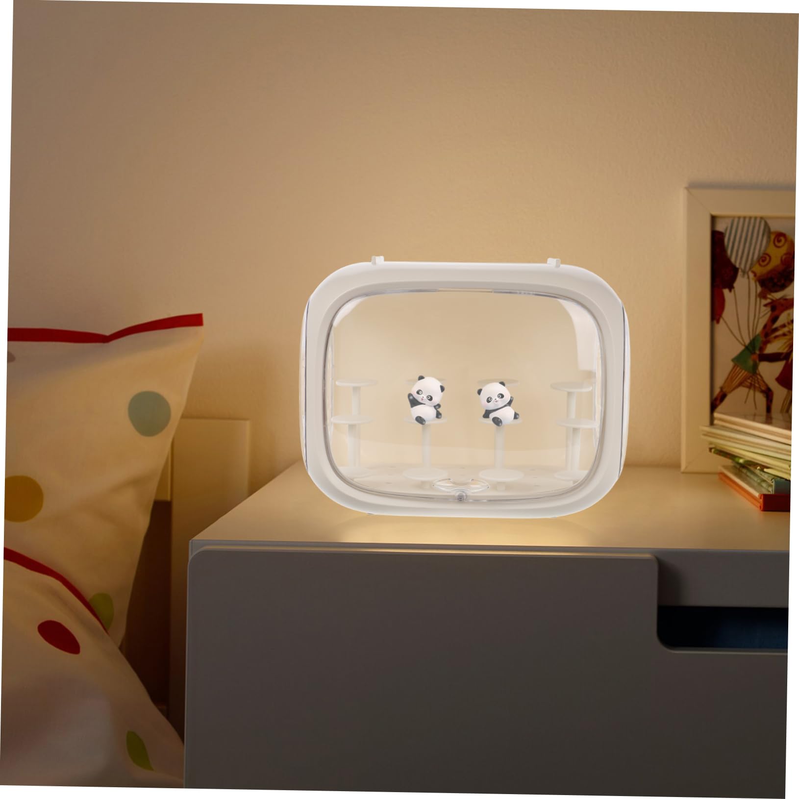 Cabilock Vitrina Expositora De Figuras Caja Transparente para Colecciones y Artesanías