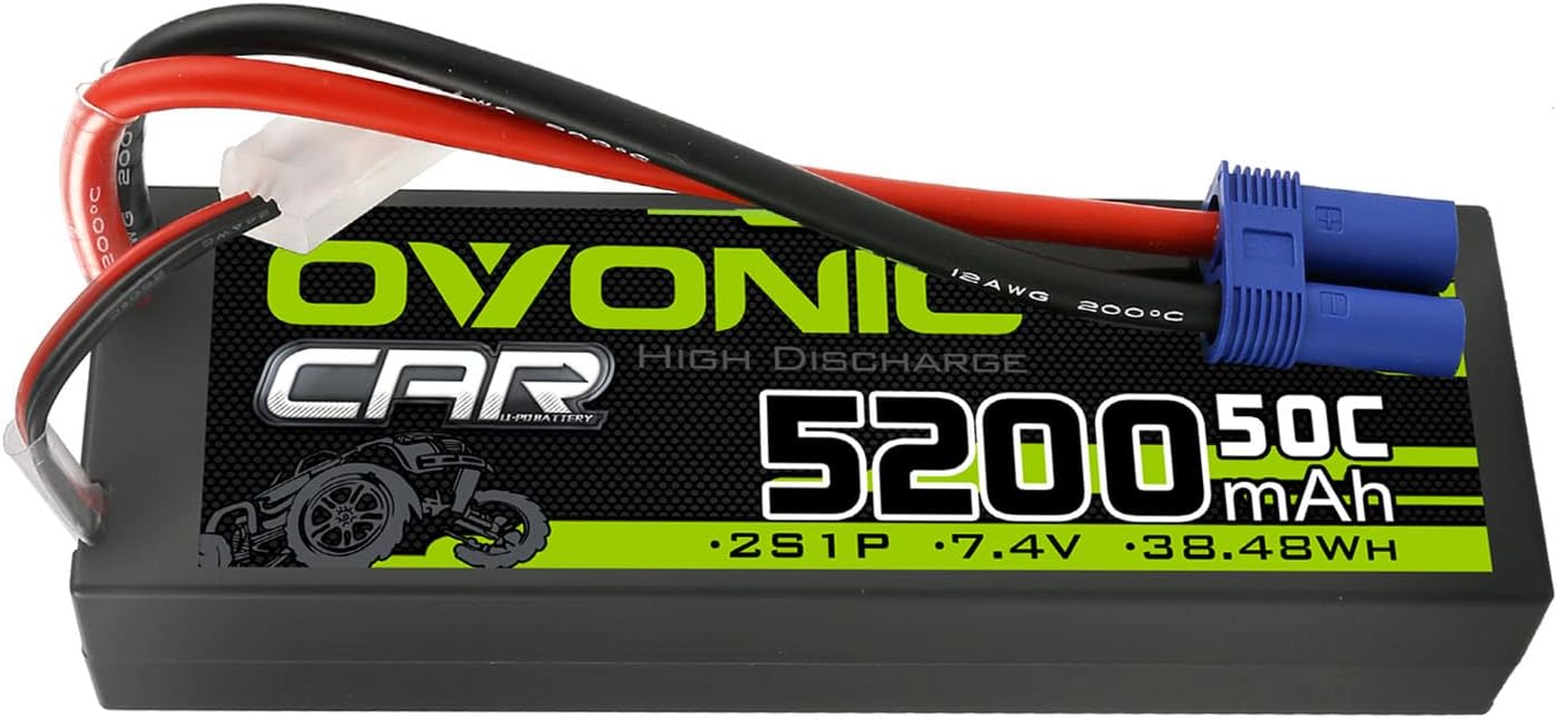 Zeee 7,4V 5200mAh 2S LiPo Akku Batterie Deans 50C für RC Auto Flugzeug Boat UAV