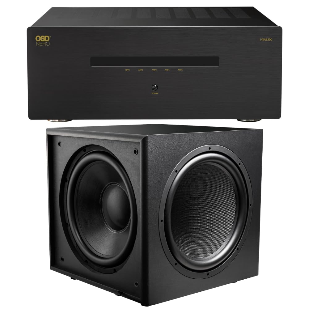 Cinematic 5.1 Surround Sound System – 5-Channel 210W/Ch Home Theater Amplifier & 15" Triple Woofer Subwoofer – Deep Bass, Dynamic Range & Movie Theater Quality Audio