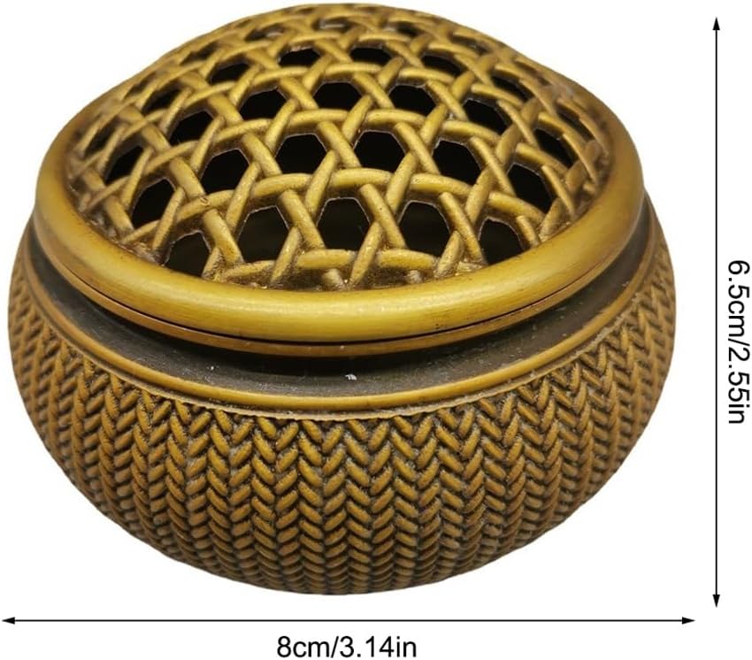 Incense Stick Holder Grid Brass Incense Burner Meditation Incense Burner Creative Home Incense Burner Bronze Ornaments Incense Holder for Sticks