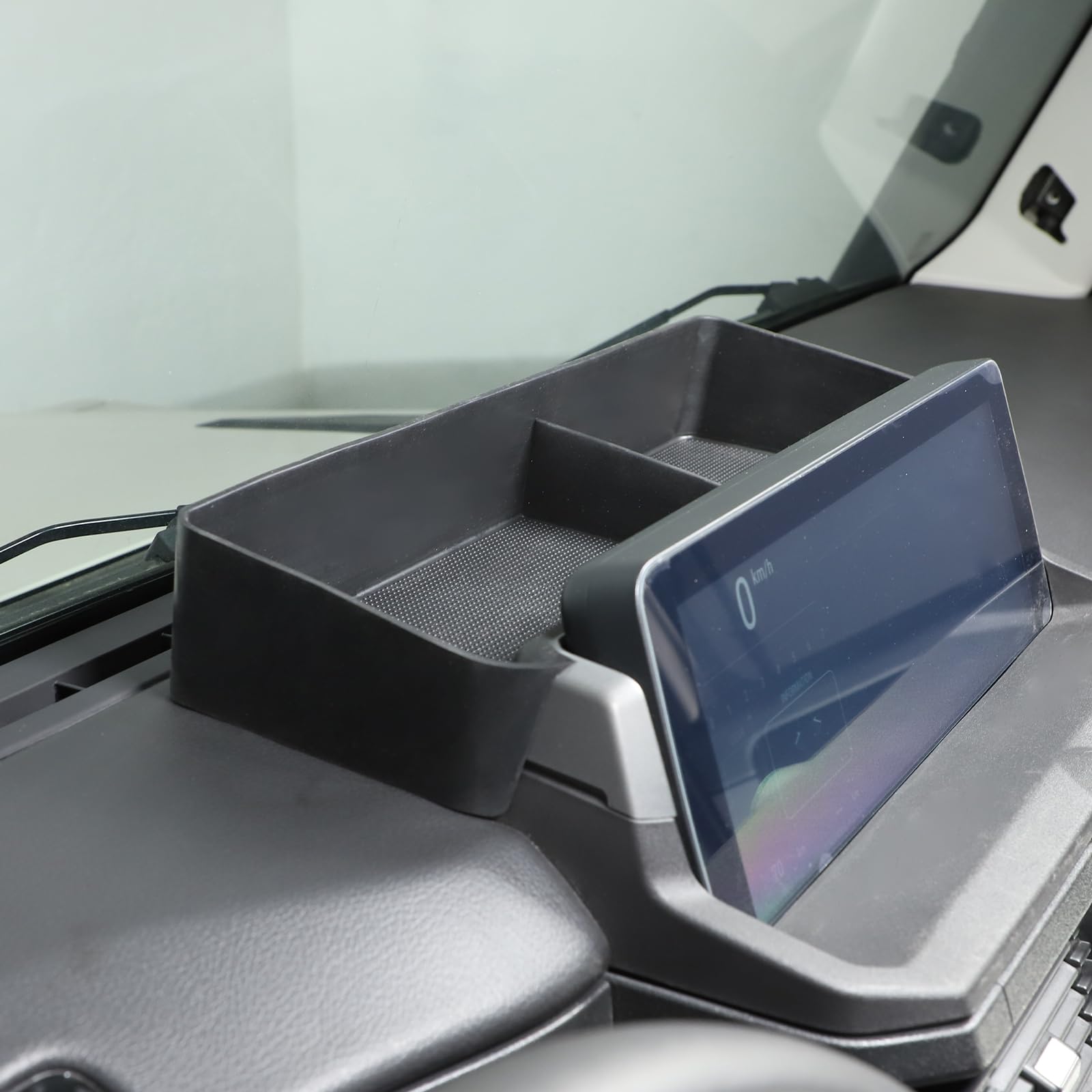 PIUGILH Caja de almacenamiento trasera con pantalla para tablero de instrumentos adecuada para INEOS Grenadier 2020-2024, consola central, organizador para el interior del coche