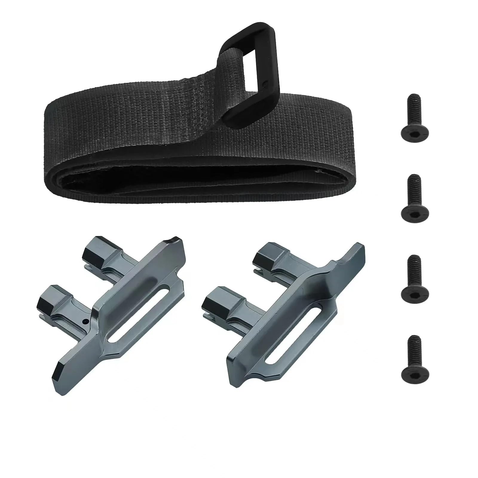 Genérico para Traxxas para MAXX 1/10 Metal 3S 4S Soporte para Alto con Correa RC Piezas De Mejora Coche Piezas Coche RC