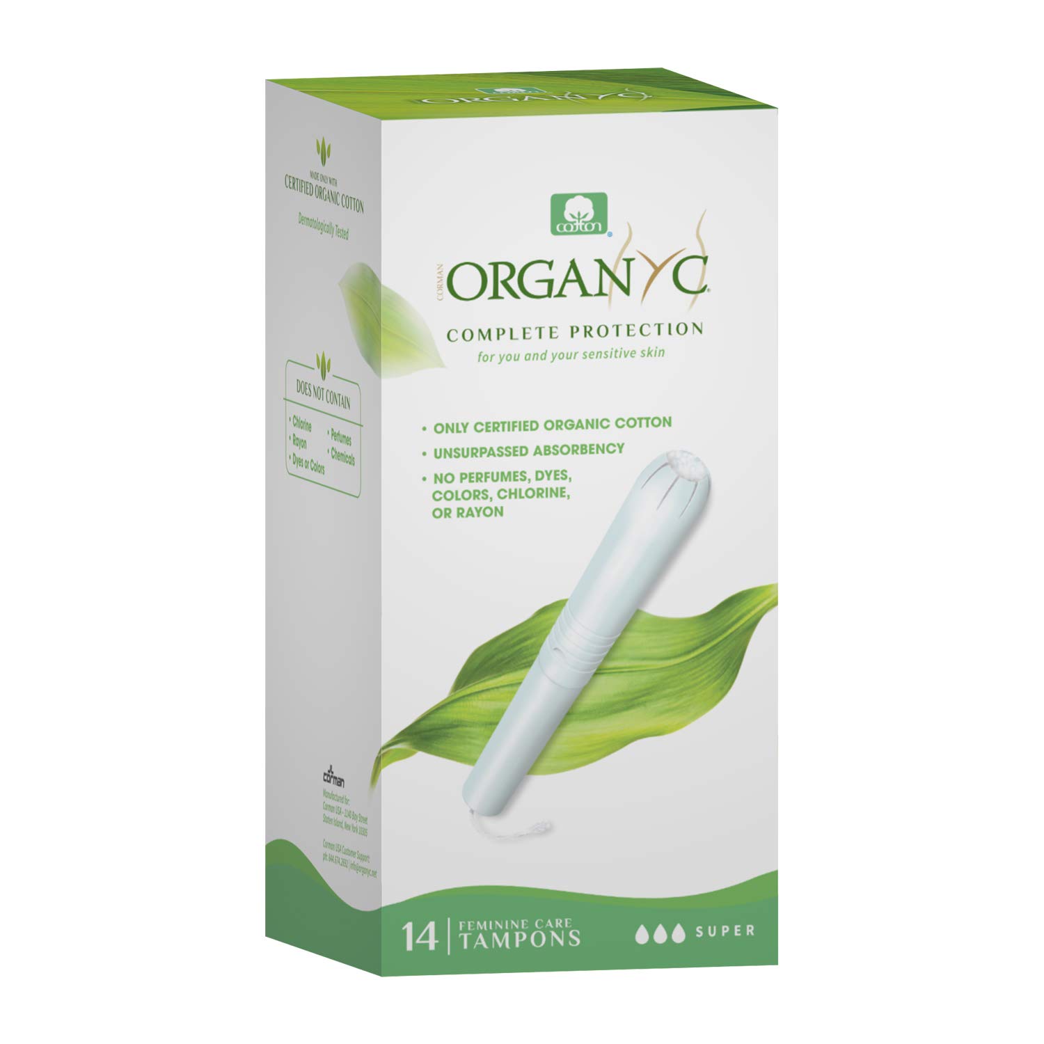 Organ(y) c Super Applicator Tampons