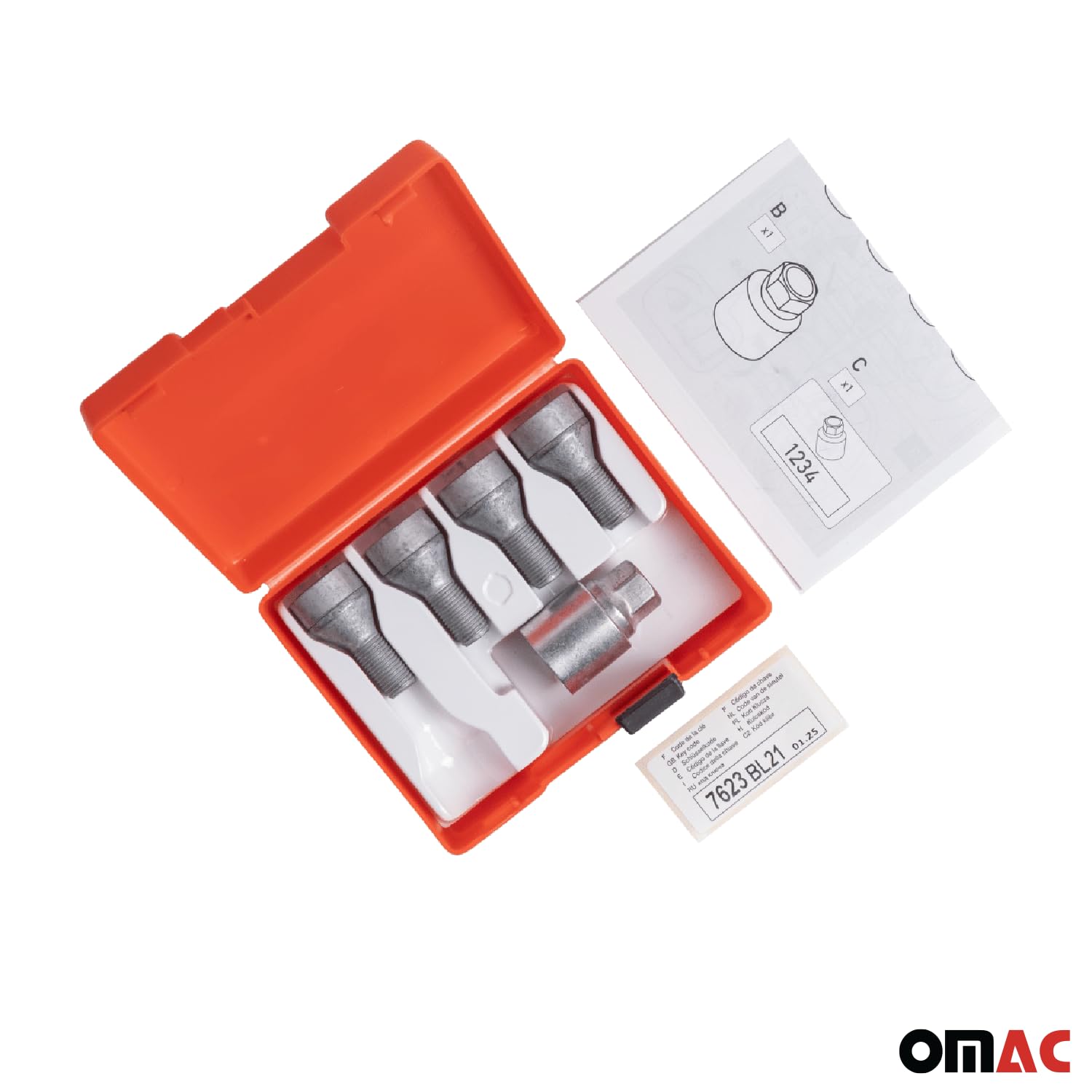 Amazon.com: Wheel Lock Kit for Toyota BZ4X Crown M14X1,25