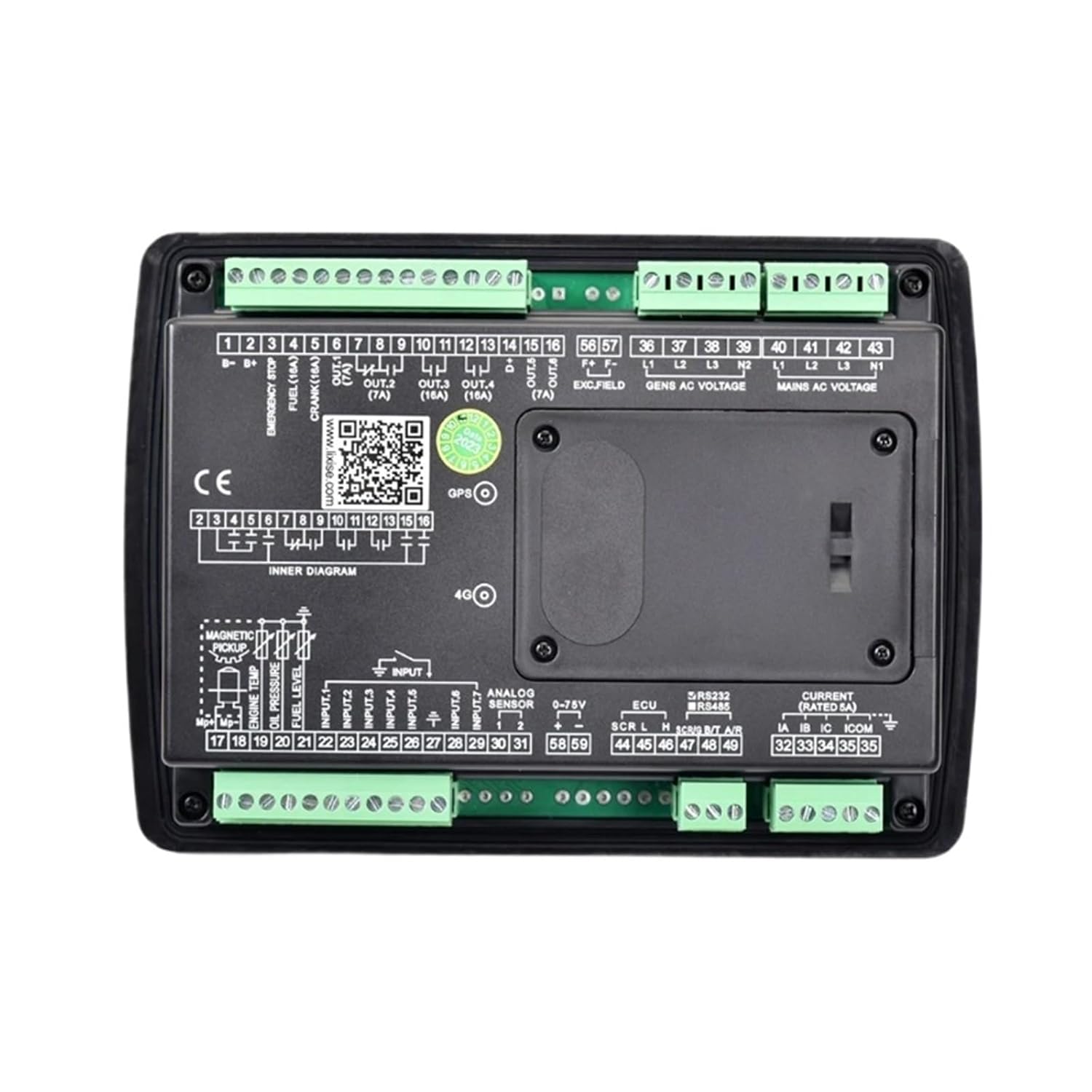 Genset Control Module LXC6120N Diesel Generator Remote Auto Start Controller