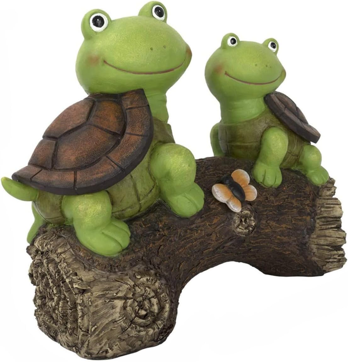 Resin Landscape Lamp Outdoor Garden Decor LED Glowing Turtle Light Ornament for Patio Courtyard Energy Saving Decorative Solar Lamp