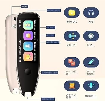 Pen Scanner, OCR Digital Highlighter Reader, Dyslexia Text to Speech Device, Wireless Language Translation Device, Student Exam Reading Pen Practical Type