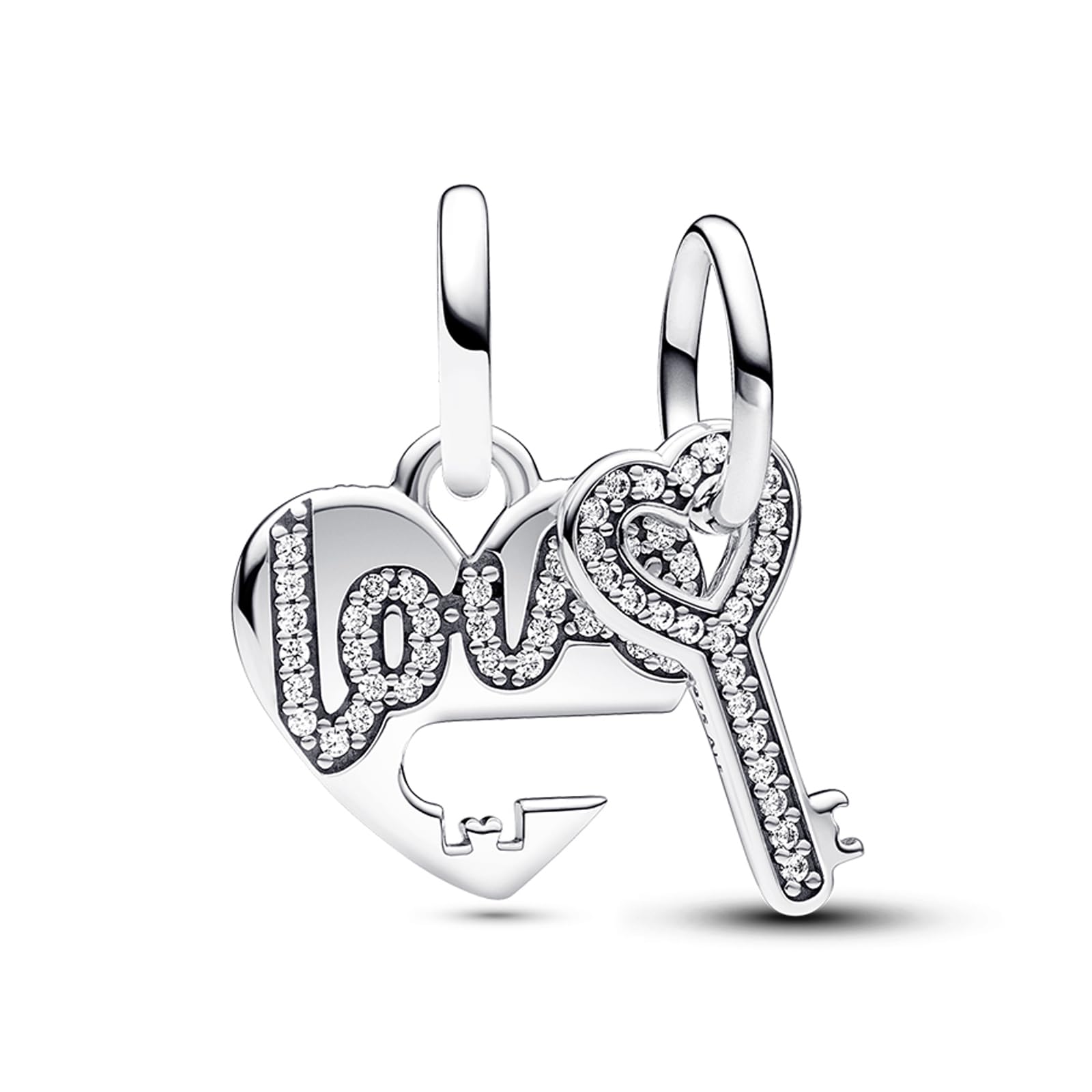 Rimgoris 925 Sterling Silber Charm für Damenarmbänder LIEBE Valentinstag Ewige Liebe Clip Sicherheit kette Baumeln Charms Geschenke