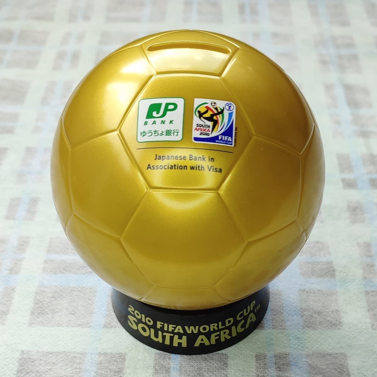 Jリーグ 初期サッカーボール型貯金箱 （第一勧業銀行 現みずほ銀行） Jリーグ 初期サッカーボール型貯金箱 （第一勧業銀行 現みずほ