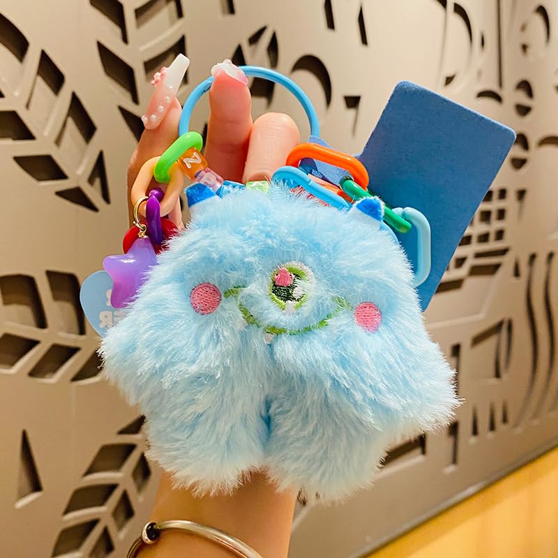 タグ付きゾンベアーマスコットキーホルダーブルー水色人形ぬいぐるみグッズゴシック系 タグ付きゾンベアーマスコットキーホルダーブルー水色人形